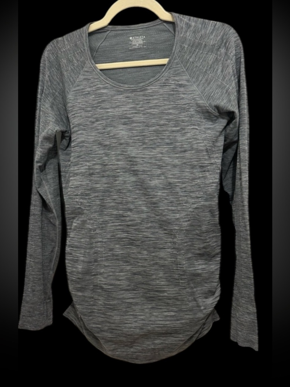 Athleta Women’s Long-Sleeve Crewneck Top - Heather Gray